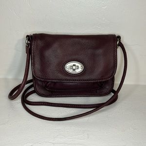 Vintage Fossil small purple crossbody bag